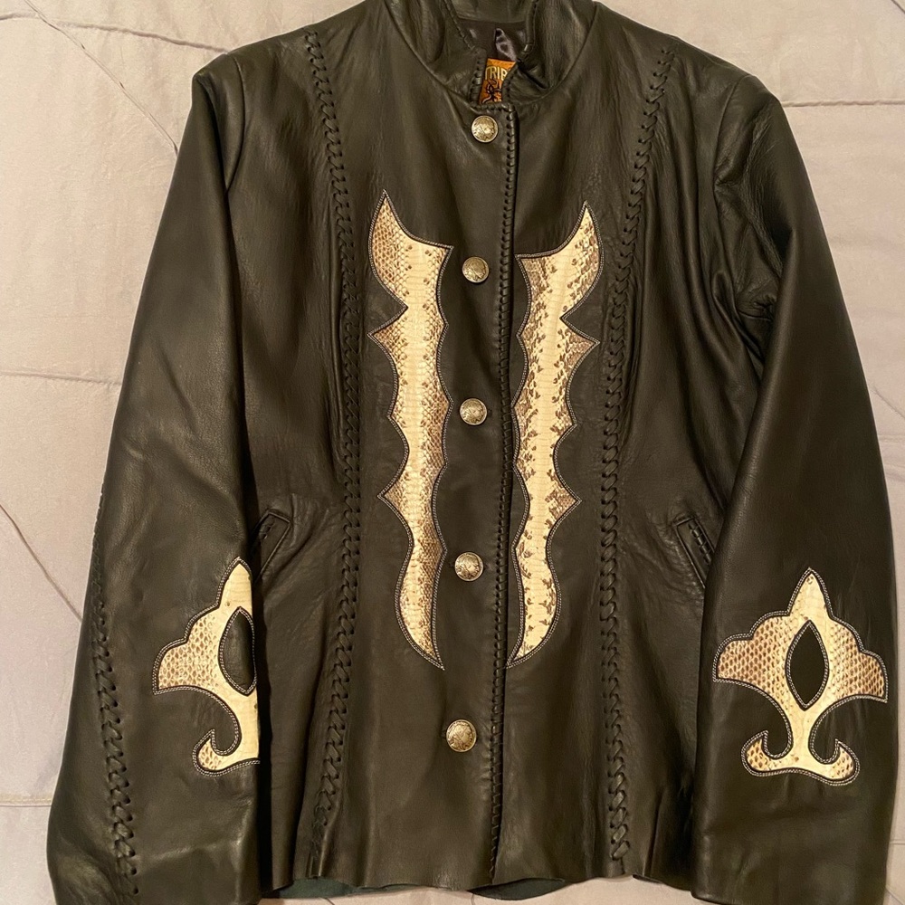 Tribe America custom leather jacket